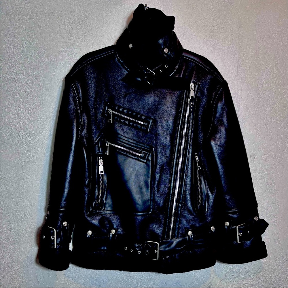 Rebecca Minkoff Black Faux Fur Jacket - Picture 9 of 11